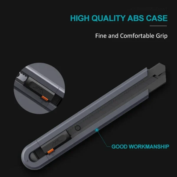 Xiaomi Jimihome 0.79inch Stretch Utility Knife Paper Cutters Carbon Steel Blades Pocket Knife with Safety Lock Handicraft Tool - Image 5