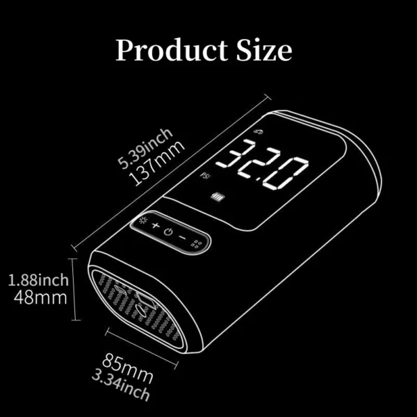 1pc Wireless Car Air Compressor Air Pump Electric Tire Inflator Pump for Motorcycle Bicycle Boat AUTO Tyre Balls Inflatable - Image 29