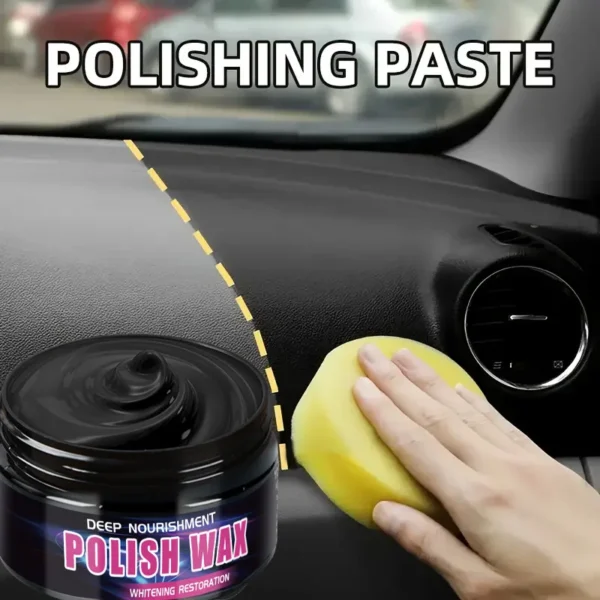 Universal Leather and Plastic Repair Polishing Wax - Automotive interior reconditioning cream for leather/plastic/rubber care - Image 8