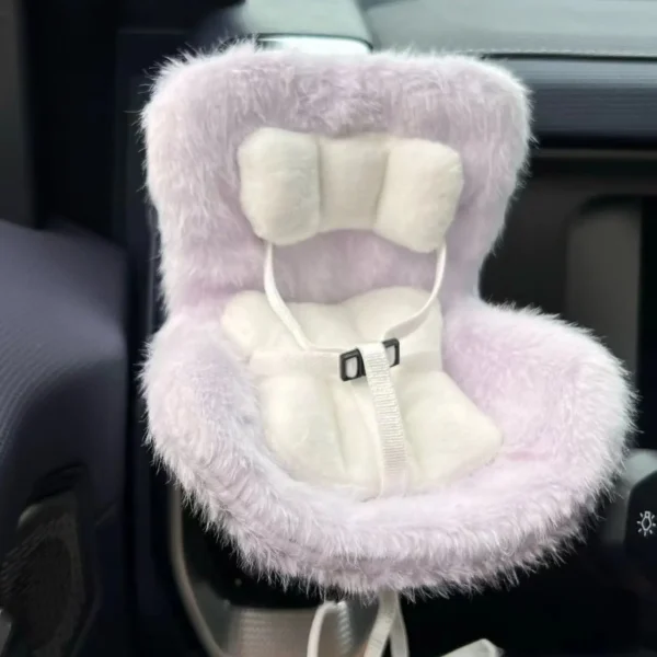 15-17cm doll Seat  Labubu carseat Safety Seat Cute Doll Air Outlet Aromatherapy decoration high-grade Car Interior Decoration - Image 19