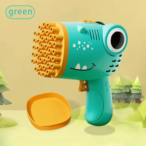 40 hole Dinosaur Bubble Gunner with Multi hole Bubble Gun Outdoor Entertainment Toy [No Bubble Water] - Image 7