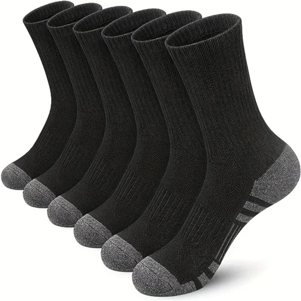 10pairs Breathable Cotton Sports Stockings Men Bamboo Fiber Autumn and Winter Men Socks Sweat Absorption Deodorant Business Sox - Image 40