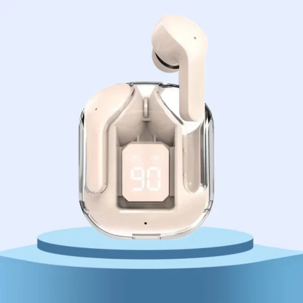 TWS Wireless Earphones Transparent Bluetooth In Ear Headset ENC Sports Headphones LED Power Digital Display Stereo Sound Earbuds - Image 10