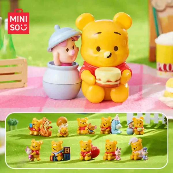Anime Cartoon Winnie The Pooh Best Friend Series Blind Box Tigger Eeyore Piglet Model Collection Ornament Gifts For Kids - Image 32
