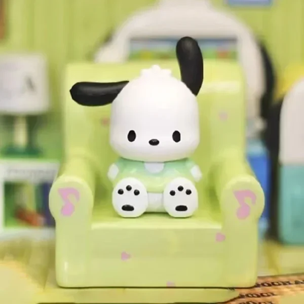 Sanrio Sitting Doll Series Blind Box Cute Sofa Cinnamoroll Hello Kitty Kuromi Mymelody Pachacco Mystery Box Kid Toy SurpriseGift - Image 9