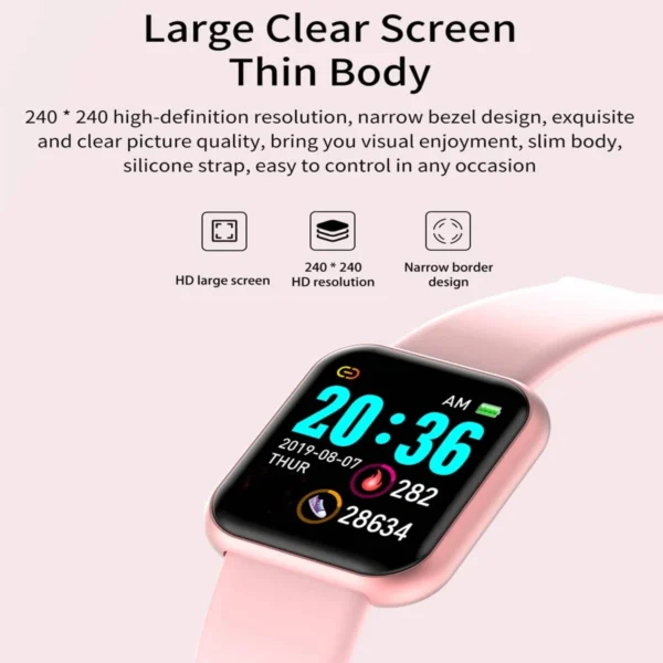 Smart Watch For Women Men Wristwatch Bluetooth Connected Phone Player Music Fitness Sport Bracelet Sleep Monitor Digital Watches - Image 14