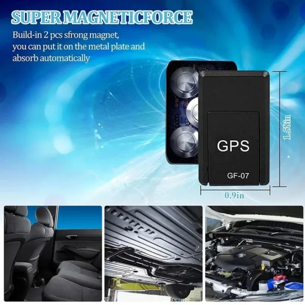 Micro Magnetic GPS Tracker, Vehicle Motorcycle Real-time Anti-theft Tracking Monitor, Personal Anti Loss Positioning Mini GPS - Image 6