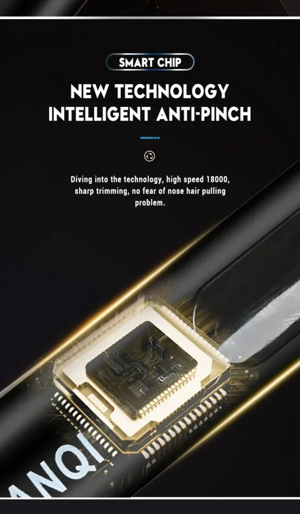 2 In 1 Electric Portable Ear And Nose Hair Trimmer Clipper 2024 Professional Painless Portable Eyebrow For Men - Image 26