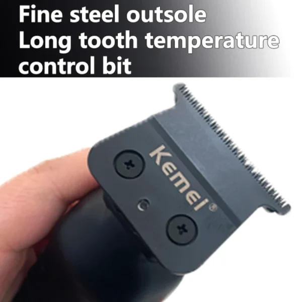 Kemei 2299 Barber Cordless Hair Trimmer 0mm Zero Gapped Carving Clipper Detailer Professional Electric Finish Cutting Machine - Image 20