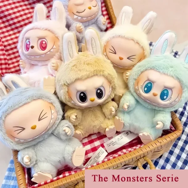 Cute Labubu The Monsters Box Toys Exciting Macaron Vinyl Face Mystery Boxes Mokoko Keychain for Birthday Christmas Gifts - Image 3