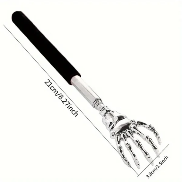 Portable Extendable Back Scratcher Stainless Steel Telescoping Back Scratcher for Both Human and Pets Extendable Back Massager - Image 7