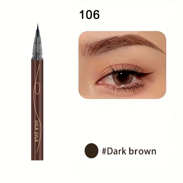 0.008mm Ultra Fine Eyebrow Pen Long Last Smudge Proof Waterproof Sweat-Proof High Pigmented Easy Applying Liquid Eye Brow Pencil - Image 10