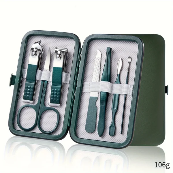 Professional 7/10/12/18 Piece Nail Care Kit Stainless Steel Manicure & Pedicure Set Nail Clipper Set with Travel Case - Image 12