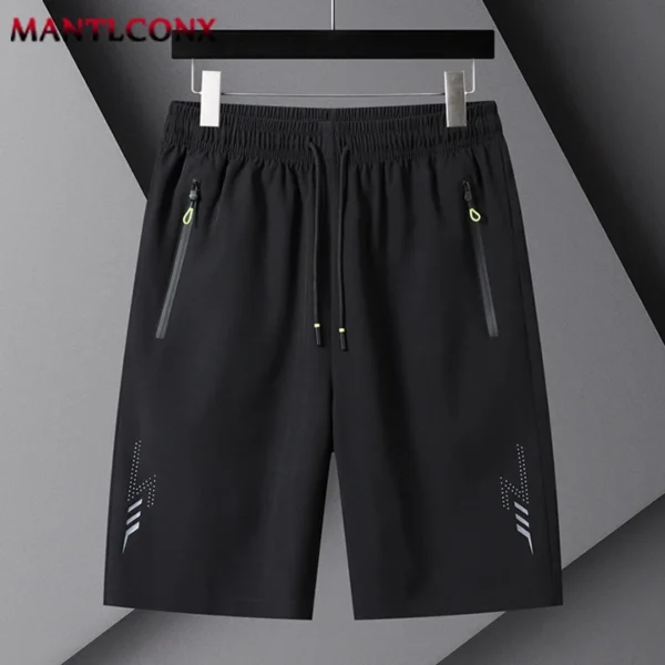 Summer Men's Sport Shorts Cool Sportswear Running Shorts Casual Bottoms Gym Fitness Training Jogging Short Pants Men Black Gray - Image 17