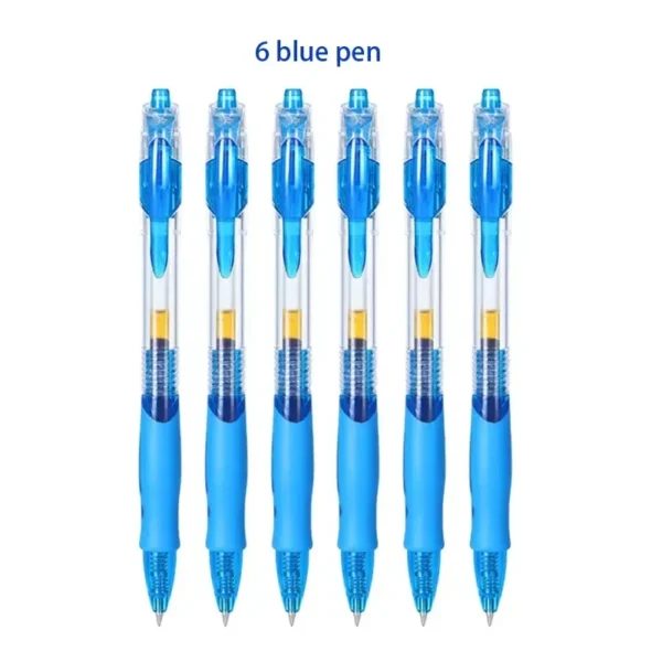 13/30pcs Retractable Gel Pens Set Black/Red/Blue Ink Ballpoint for Writing Refills Office Accessories School Supplies Stationery - Image 12
