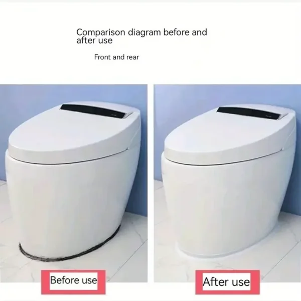 1 Roll of Waterproof White PVC Self-Adhesive Tape - Perfect for Bathroom, Sink & Kitchen - Super Strong Stickiness! - Image 8