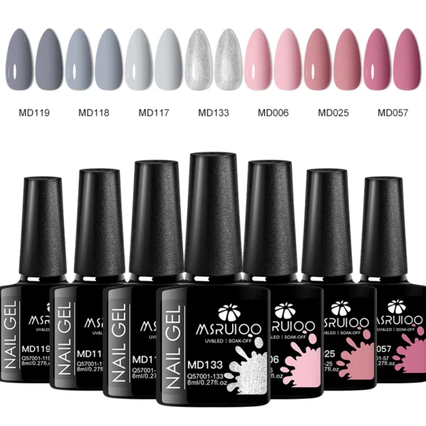 7pc Nail Gel Polish Set DIY Nail Art Design All For Decoration Soak Off UV Gel Long Lasting Manicure Painting Gel Vernis Kits - Image 11