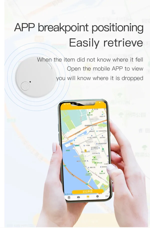 Mini GPS Locator AntiLost Alarm Wallet Keychain Smart Tag Bluetooth-Compatible Tracer Keychain Dog Pet Child Tracker Key Finder - Image 26