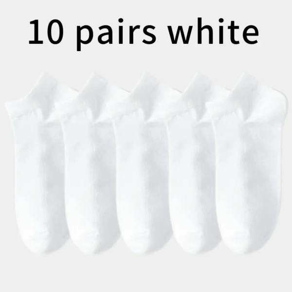 10pairs Breathable Cotton Sports Stockings Men Bamboo Fiber Autumn and Winter Men Socks Sweat Absorption Deodorant Business Sox - Image 36