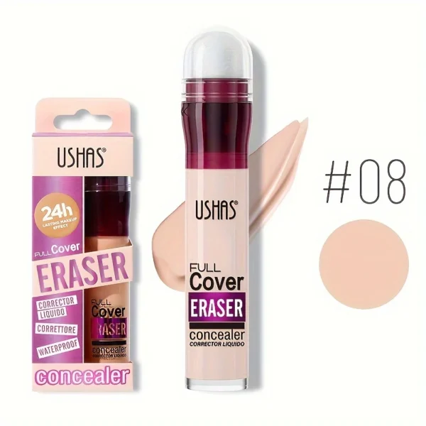 New Sponge Head Concealer for Dark Circles Freckles Acne Pigmentation and Blemishes Long Lasting Moisturizing Liquid Foundation - Image 9