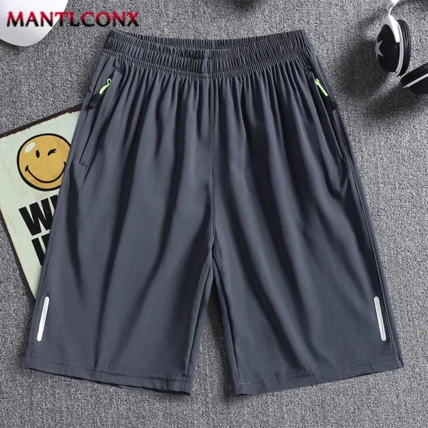 Summer Men's Sport Shorts Cool Sportswear Running Shorts Casual Bottoms Gym Fitness Training Jogging Short Pants Men Black Gray - Image 10