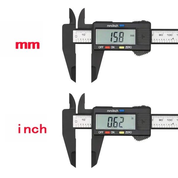 150mm 100mm 0.1mm Electronic Digital Caliper Vernier Caliper Measuring Tool Gauge Micrometer Measuring Tool Digital Ruler - Image 12