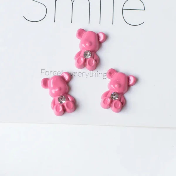 5pcs Cute Pink Series Cartoon Resin Flatback Cabochons for Diy Jewelry Making Handmade Crafts Materials - Image 9