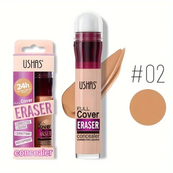 New Sponge Head Concealer for Dark Circles Freckles Acne Pigmentation and Blemishes Long Lasting Moisturizing Liquid Foundation - Image 7