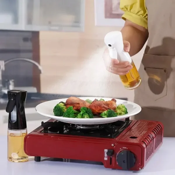 Oil Spray for Cooking - Olive Oil Dispenser Bottle Sprayer Mist-Reusable Food Grade Oil Vinegar,Spray Bottle Kitchen Accessories - Image 22