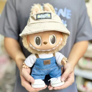 New Arrival 38cm Mini Cute Doll Clothes Outfit Accessories Labubu Idol V1 V2 Cloud Shirt Set Ornament Only Clothes Birthday Gift