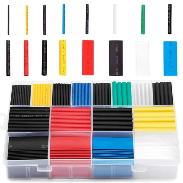 127-750pcs Heat-shrink Tubing Thermoresistant Tube Heat Shrink Wrapping Kit Electrical Connection Wire Cable Insulation Sleeving - Image 9