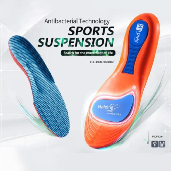 Sport Orthopedic Insoles for Feet Men Women EVA Breathable Shock Absorption Shoes Insole for Running Basketball Sport Care Pads - Image 2