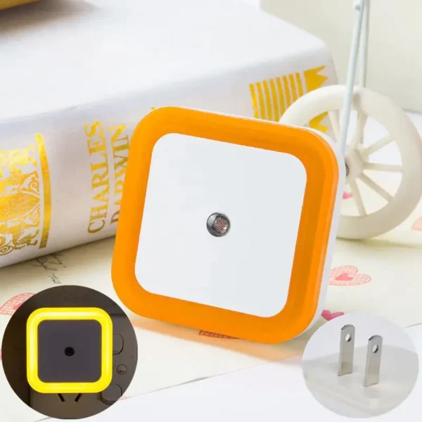 Wireless LED Night Light Sensor Lighting Mini EU/US Plug Night Lights For Children Room Bedroom Living Room Decoration Lighting - Image 9
