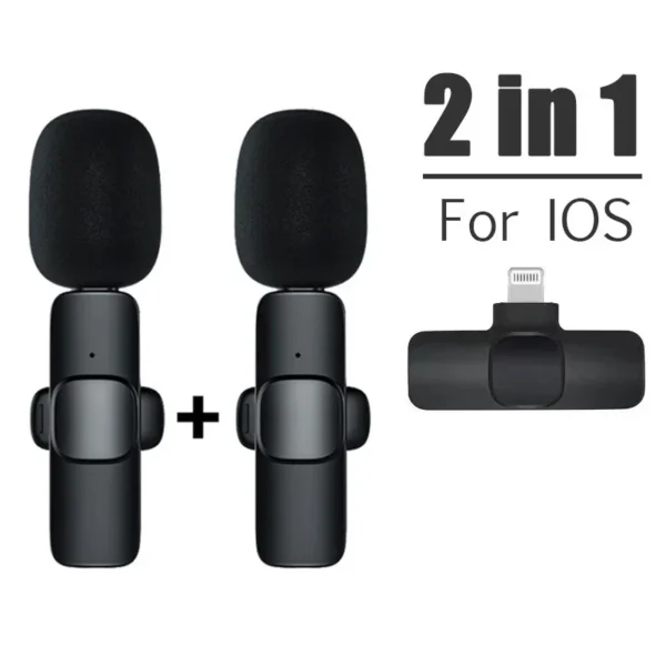 K9 Bluetooth wireless microphone portable, audio, video, static, suitable for iPhone outdoor live streaming gaming phone Type-c - Image 9