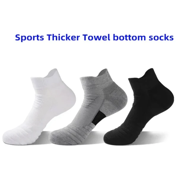 1/3 Pairs Anti-slip Football Socks Men Cotton Sock Short Long Tube Soccer Basketball Sport Socks Breathable Deodorous Sock 39-45 - Image 30
