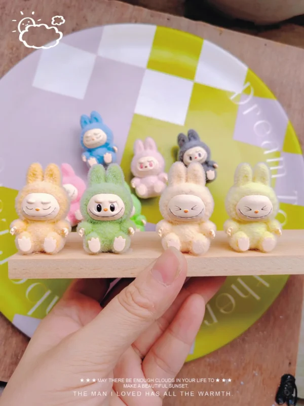 New Mini Labubu Standing And Sitting Posture Doll Cute Toy Desktop Decoration Model Ornaments Christmas Gifts Randomly Send - Image 8