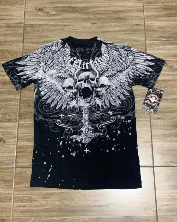 American street new fashion xzavier double-sided oversized printed cotton top personalized hip-hop Harajuku retro clothing - Image 43