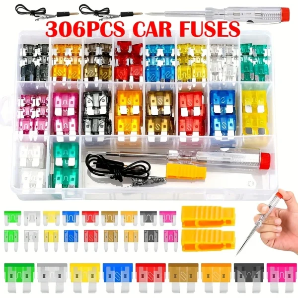 Fuse boxes come in various specifications, with 60 and 120PCS not having medium fuses, while 60PCS are packaged in bags - Image 6