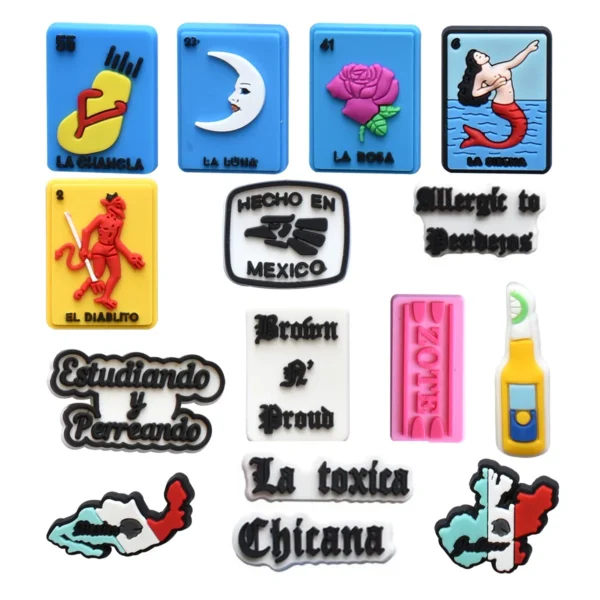 Hot Toys Icecream Interesting Monster Shoes Charm Decorations Cute Cartoon PVC Decorations Detachable Waterproof For Party Gifts - Image 28