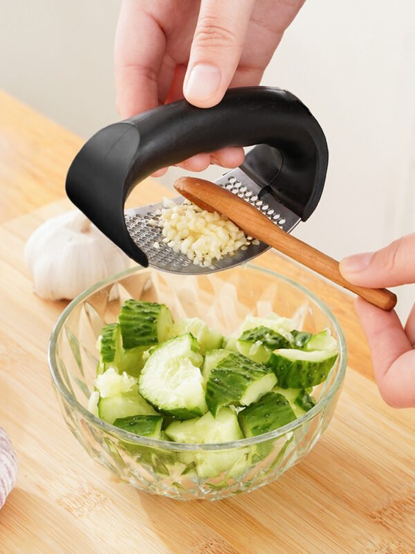 Stainless Steel Garlic Press Crusher Manual Garlic Mincer Chopping Garlic Tool Fruit Vegetable Tools Kitchen Accessories Gadget - Image 10