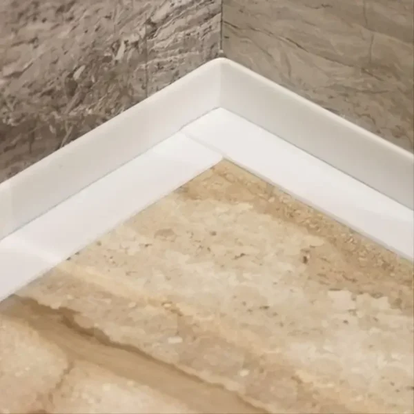 1 Roll of Waterproof White PVC Self-Adhesive Tape - Perfect for Bathroom, Sink & Kitchen - Super Strong Stickiness! - Image 6
