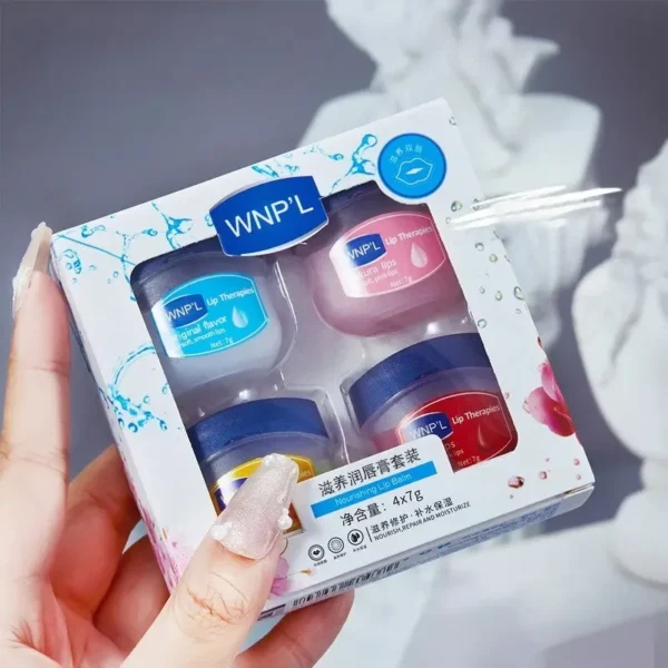 4/6/8pcs Moisturizing Lip Balm Set Whitening Moisturizing Base Natural Plant Base Moisturizing Crack Lip Care Jelly Moisturizer - Image 4