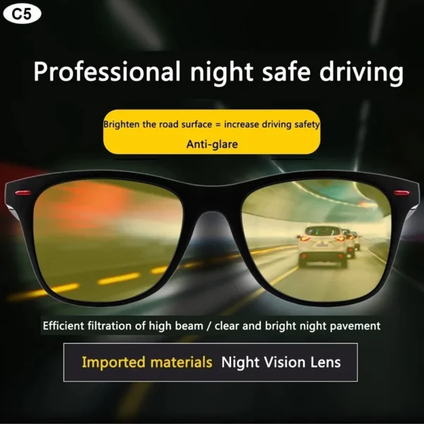 Night Vision Glasses PC Frame Polarized Sunglasses Men Outdoor Sport Sun Glasses Day Night Vision Driver Night Glasses Goggles - Image 14