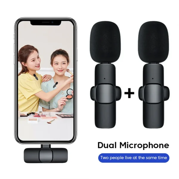 K9 Bluetooth wireless microphone portable, audio, video, static, suitable for iPhone outdoor live streaming gaming phone Type-c - Image 15