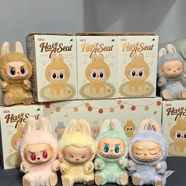 Cute Labubu The Monsters Box Toys Exciting Macaron Vinyl Face Mystery Boxes Mokoko Keychain for Birthday Christmas Gifts - Image 5