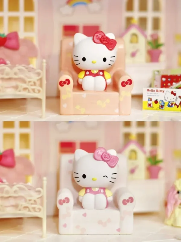 Sanrio Sitting Doll Series Blind Box Cute Sofa Cinnamoroll Hello Kitty Kuromi Mymelody Pachacco Mystery Box Kid Toy SurpriseGift - Image 23