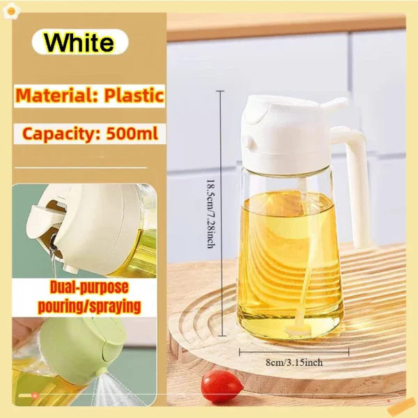 200/300/500ml Oil Spray Bottle BBQ Cooking Olive Oil Sprayer Kitchen Baking Oil Spray Empty Bottle Vinegar Bottle oil brush - Image 14