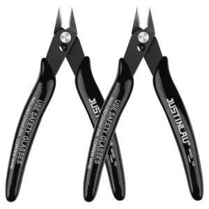2Pcs Mini Nose Cutting Plier Electrical Wire Cable Cutter  Metal Side Snips Flush Pliers Convenient Durable Tool