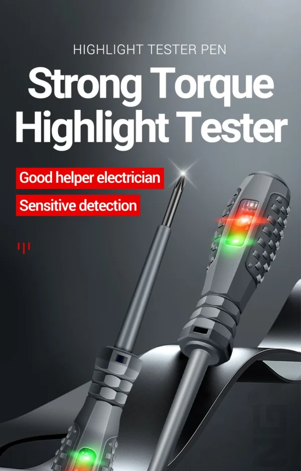 ANENG B05 Word/cross Screwdrivers Neon Bulb Indicator Meter Electric Pen Insulated Electrician Highlight Pocket Tester Pen Tools - Image 10
