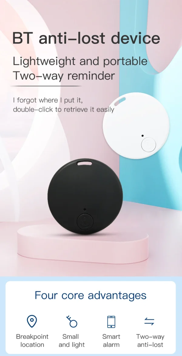 Mini GPS Locator AntiLost Alarm Wallet Keychain Smart Tag Bluetooth-Compatible Tracer Keychain Dog Pet Child Tracker Key Finder - Image 23